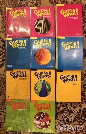 Учебники Guess What #2,3,4,5, английский