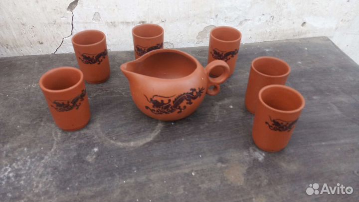 Керамический китайский набор для сэке,чая 