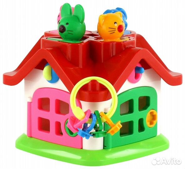 Сортер Полесье Теремок, Гриб конструктор, плотик