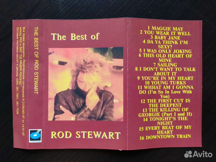 Аудиокассета The Best of Rod Stewart