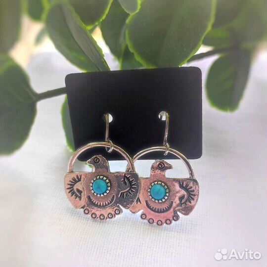 Серьги винтаж ретро новые