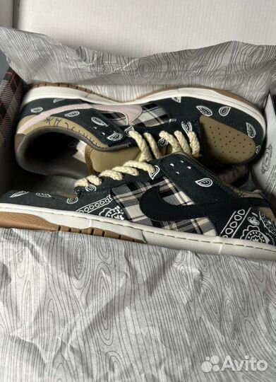 Кроссовки Nike SB dunk low x Cactus Jack Люкс