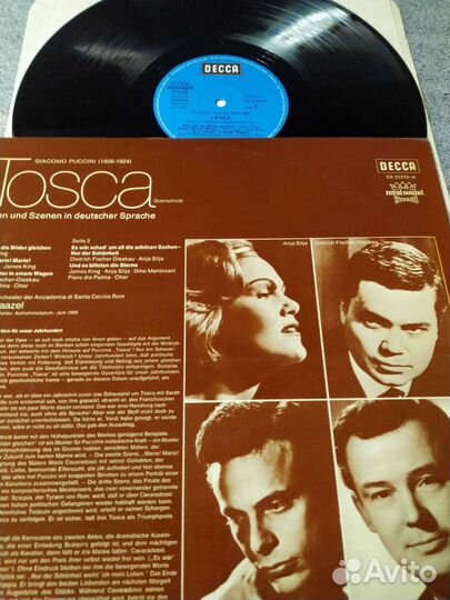 Giacomo Puccini Пуччини Tosca винил