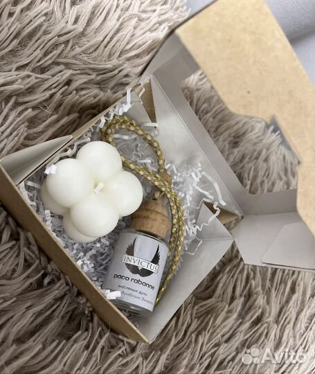 Подарочный набор,автопарфюм,свечи