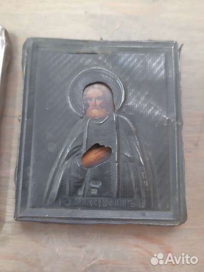 Старинный иконы, Серафим Саровский, Евдокия