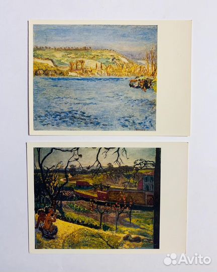 Пьер Боннар: винтажный набор открыток 1970-х