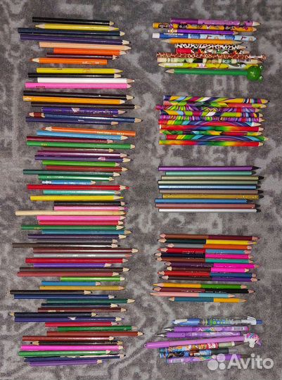 Цветные,акварельные карандаши, пастель