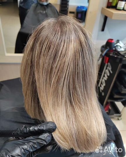 Сложное окрашивание волос, (Airtouch, Shatush)