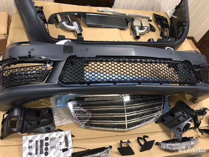 Бампер передний Мерседес амг 6.3 для S350,500 W221