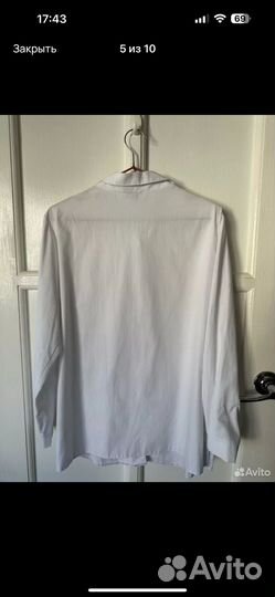 Рубашка белая женская 46 размер