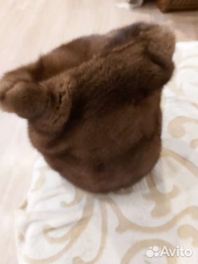 Шапка норковая женская бу