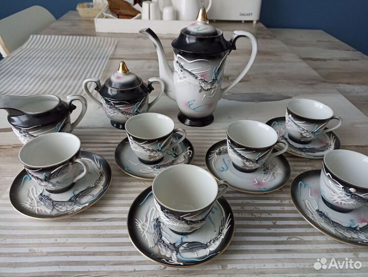 Кофейный фарфоровый сервиз Япония