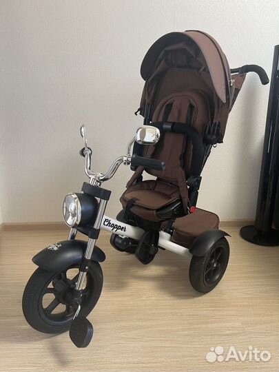 Трехколесный велосипед Chopper CH1, коричневый