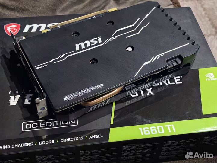 MSi GeForce GTX 1660 Ti ventus XS 6G OC