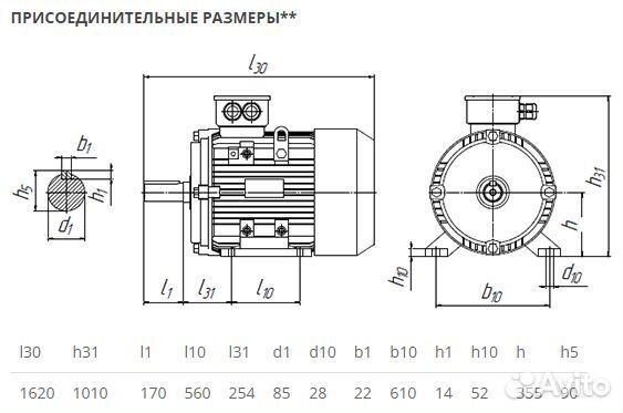 Электродвигатель аир 355мlb2 (400кВт-3000об) новый