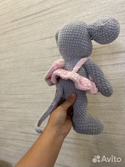 Вязаные игрушки Мышка