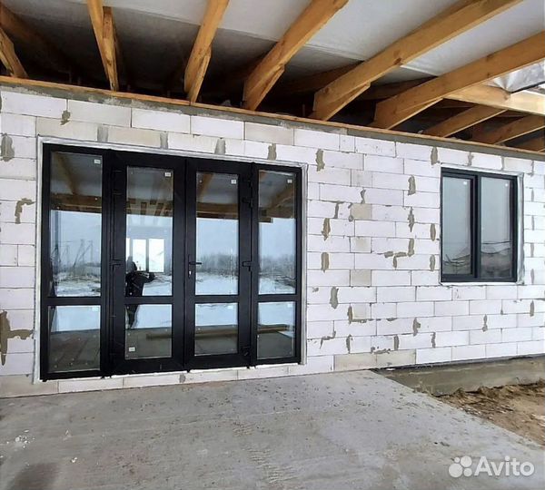 Окна пластиковое дверь