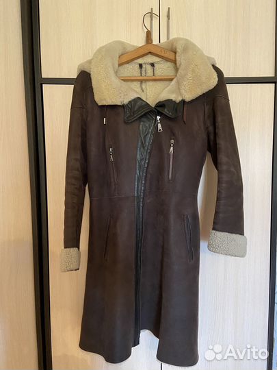 Дубленка натуральная женская 42 размер