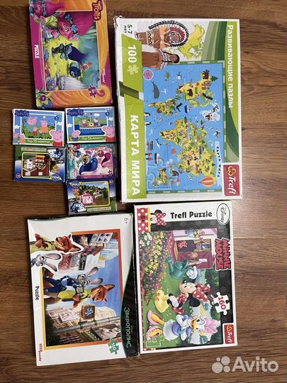 Пазлы, книги