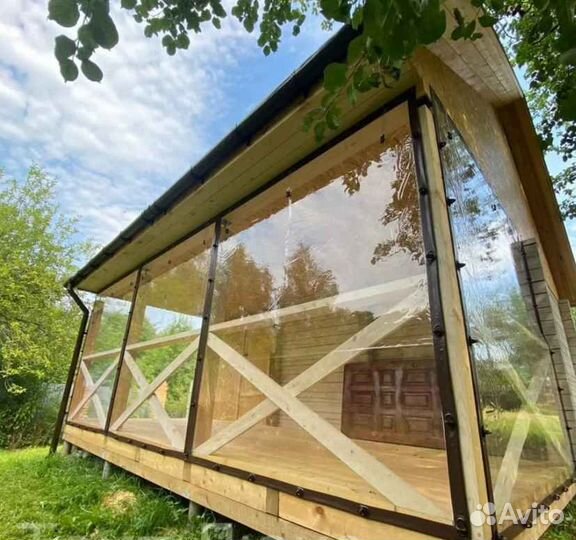 Мягкие окна для веранд и террас