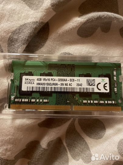 Карта памяти Apacer 4 gb ddr 4