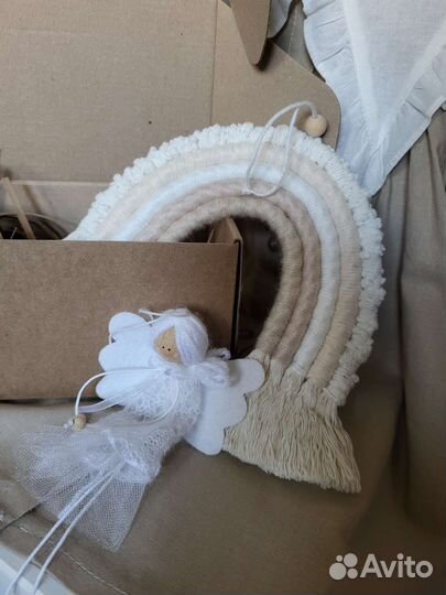 Радуга панно макраме