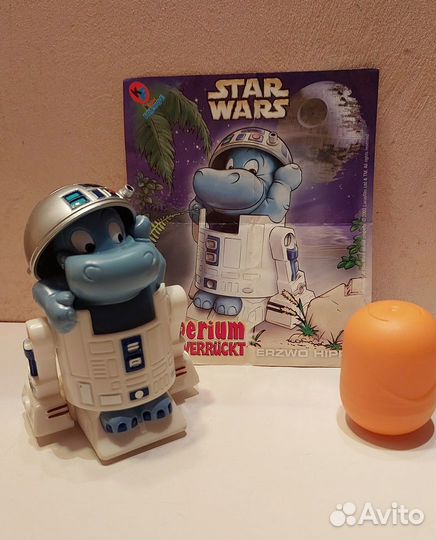 Starwars киндер макси R2D2, звездолет Landspeeder