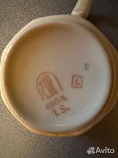 Чайный сервиз СССР рига