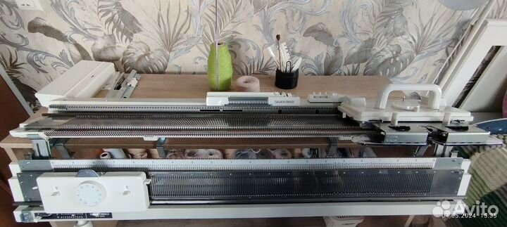 Вязальная машина silver reed sk 280 двухфонтурная