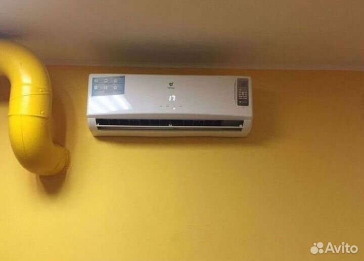 Сплит система с установкой