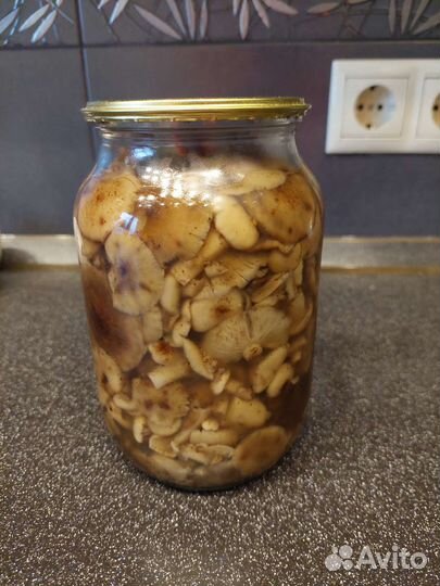 Грибы опята маринованные 1литр