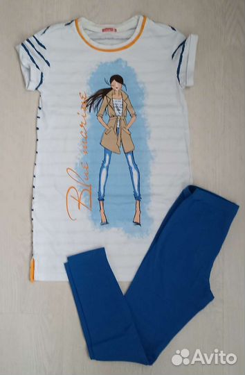 Вещи пакетом для девочки, 134