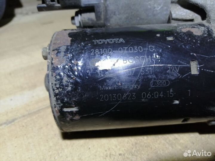 Стартер новый toyota Corolla 180