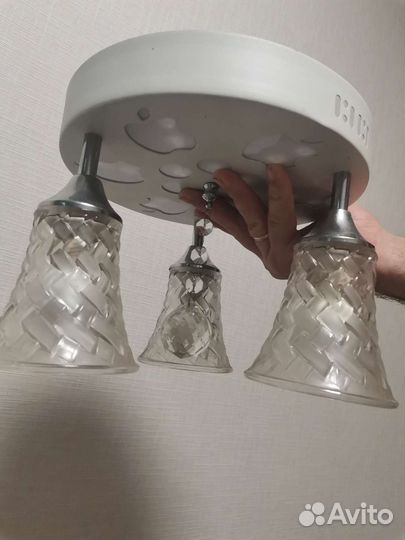 Люстра потолочная бу