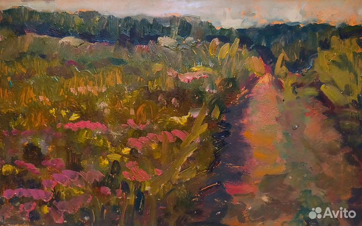 Этюд маслом пейзаж живопись