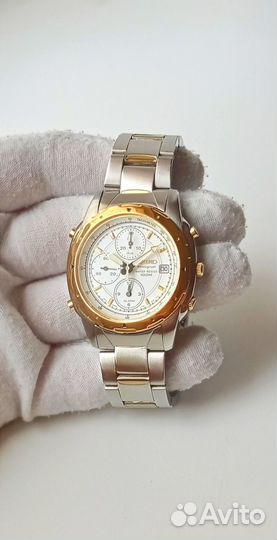 Seiko Chronograph позолота