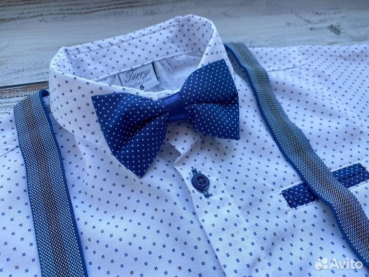 Комплект рубашка и шорты 110 122 128 размер