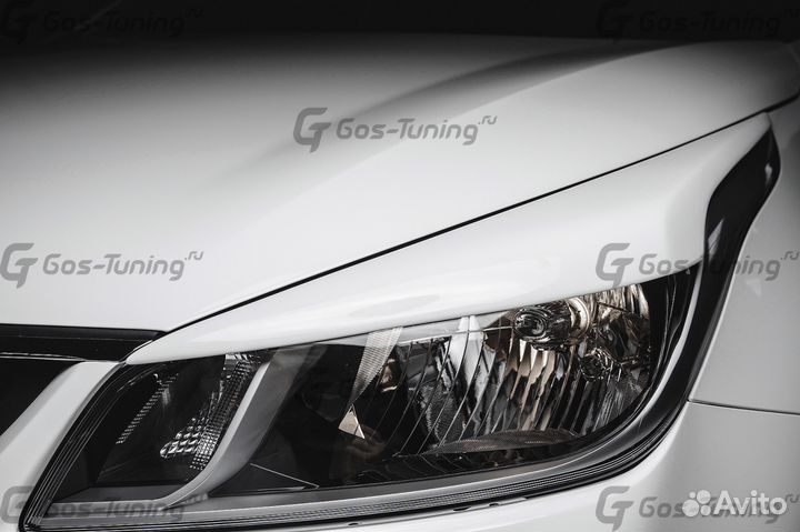 Реснички передние широкие на Kia Rio 4