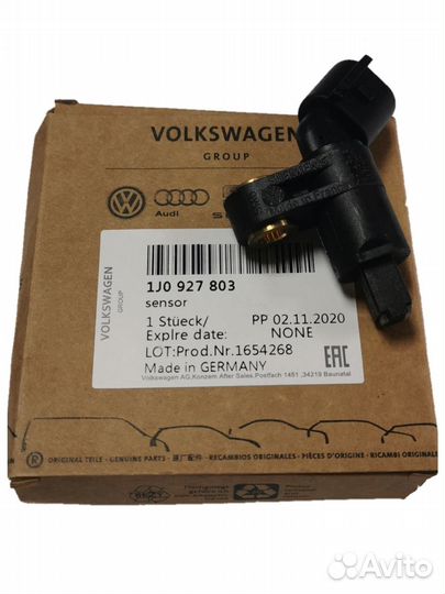 Датчик ABS передний левый 1J0927803