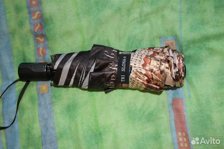 Зонтик женский складной, TRI slona, полуавтомат