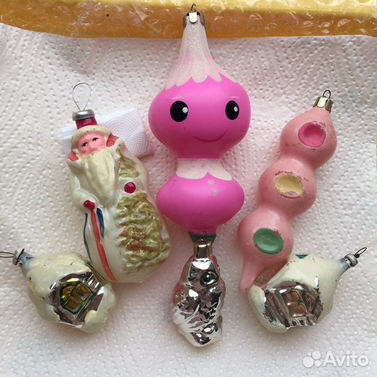 Светофор игрушка елочная СССР