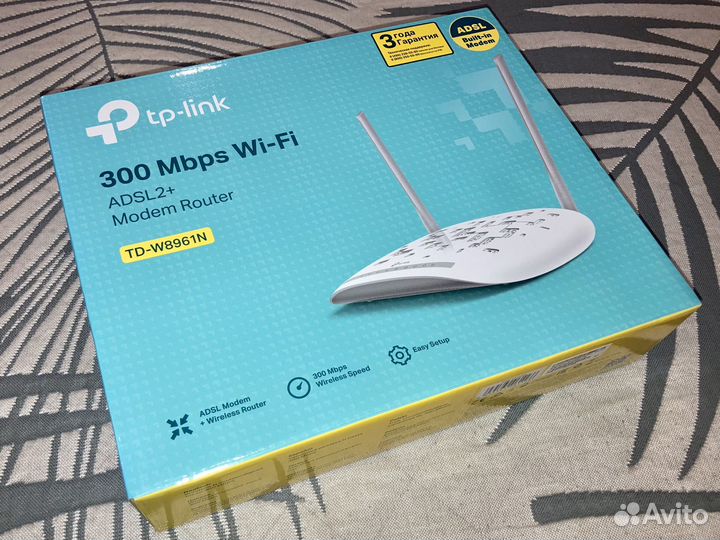 Роутер TP-Link TD-W8961N adsl2+