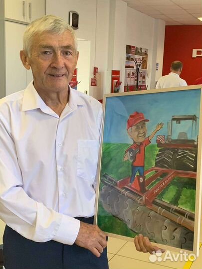 Шарж акрилом