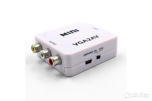 Конвертер-переходник mini hdmi to 2 VGA