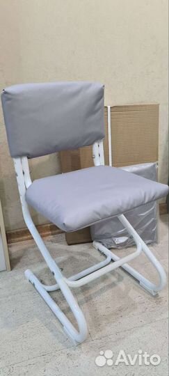 Стул школьный растущий Дэми (новый) с чехлом 2 шт