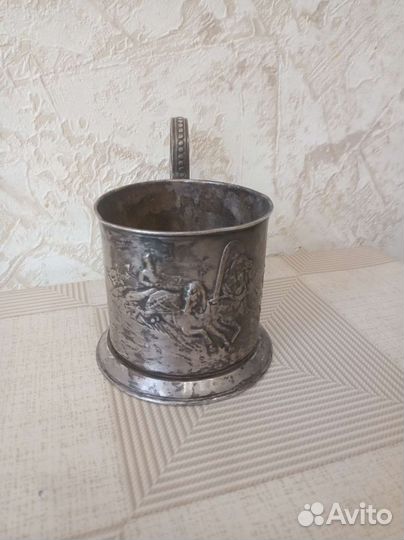 Подстаканник мельхиор 