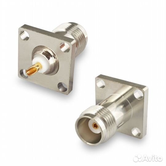 Разъем TNC(мама, female) на корпус, фланец, 4 отв