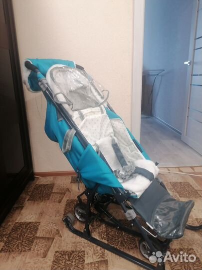 Детские санки коляска бу