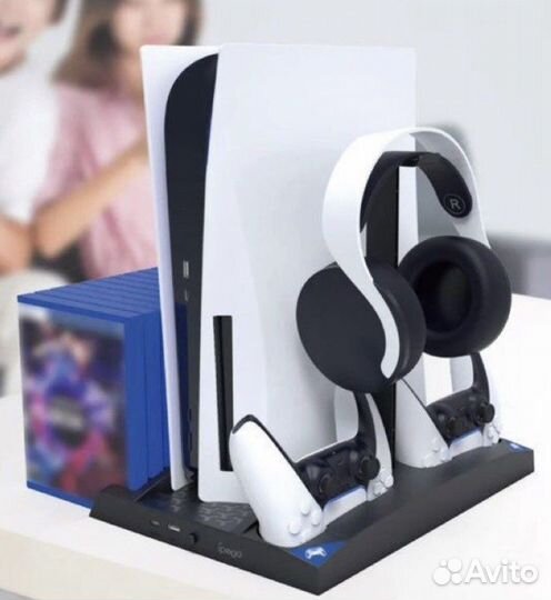 Подставка для ps5,джойстиков, зарядная станция