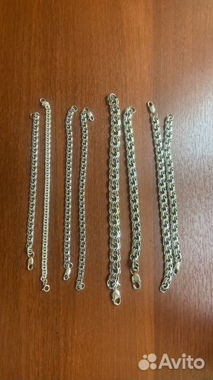 Серебряный браслет бисмарк